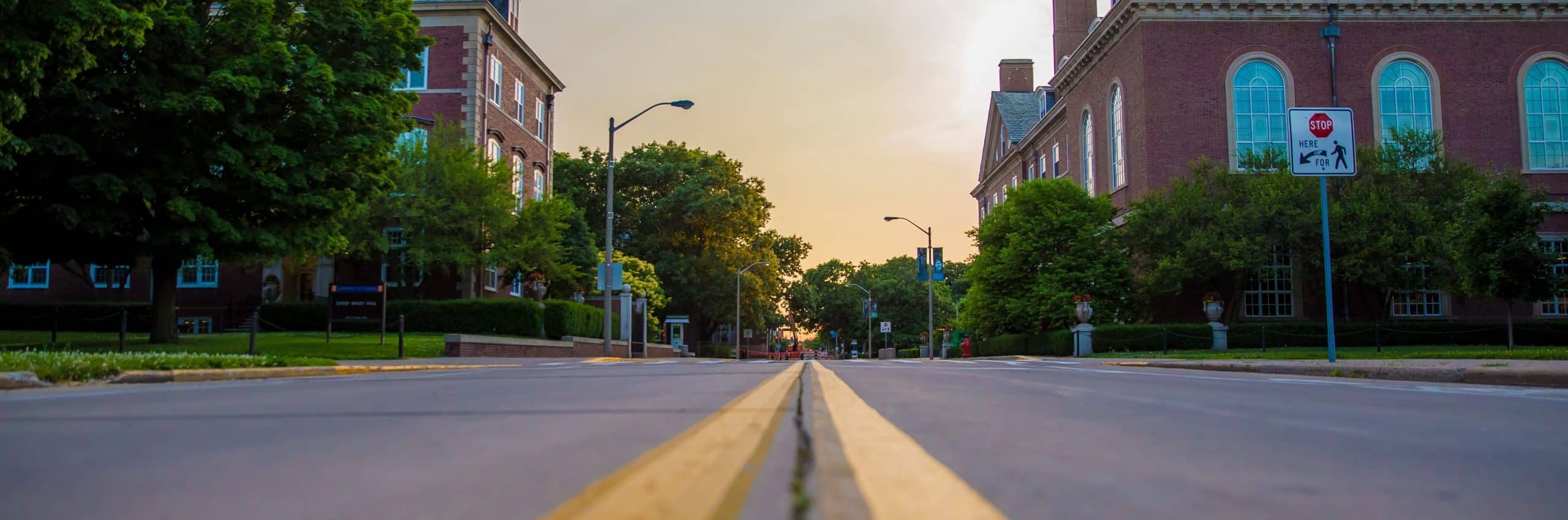 Illinois residential street.