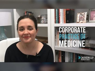 Erin Jackson and the text Corporate practice of Medicine